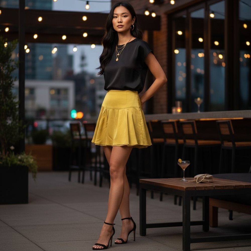 Isabel Marant Amber Yellow Jupe Satchel Mini Skirt - Picture 4 of 11